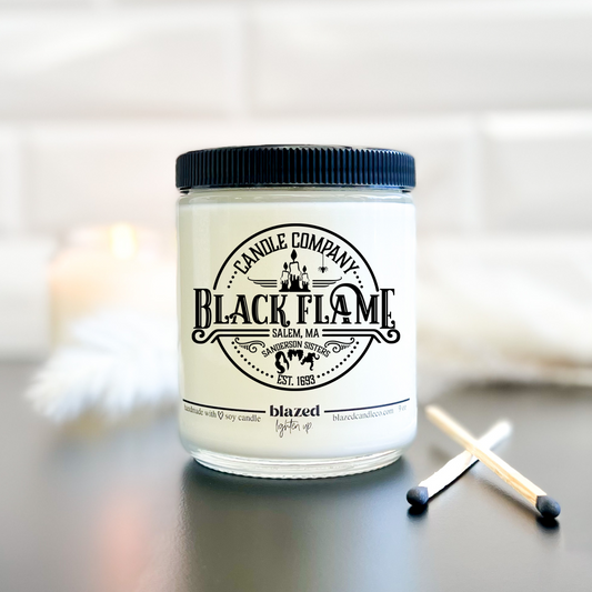 Black Flame Candle