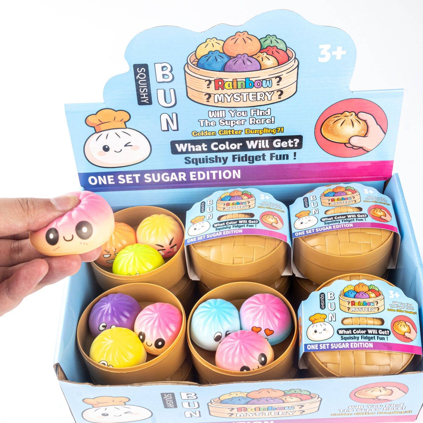 Mini cute emoji DUMPLINGS Squishy Squeeze Toy Fidget Toy