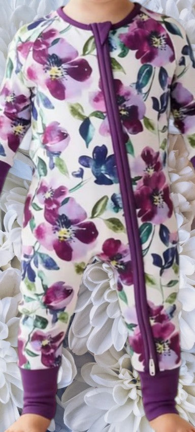Purple Pansy Bamboo Sleeper|8817