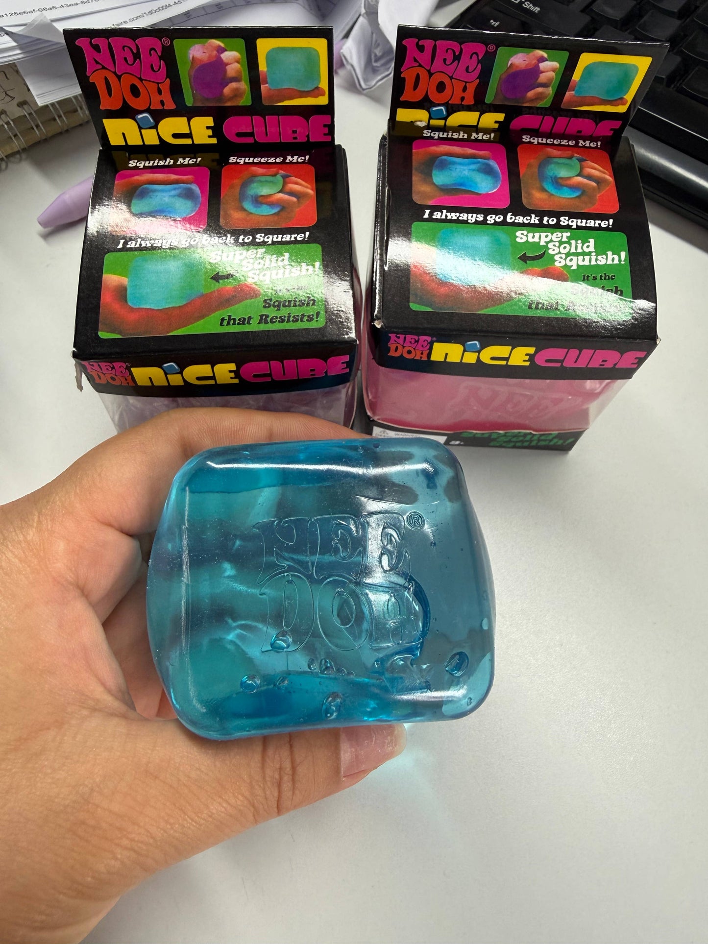Nice cream cone Ice pop squishy fidget toy-no brand