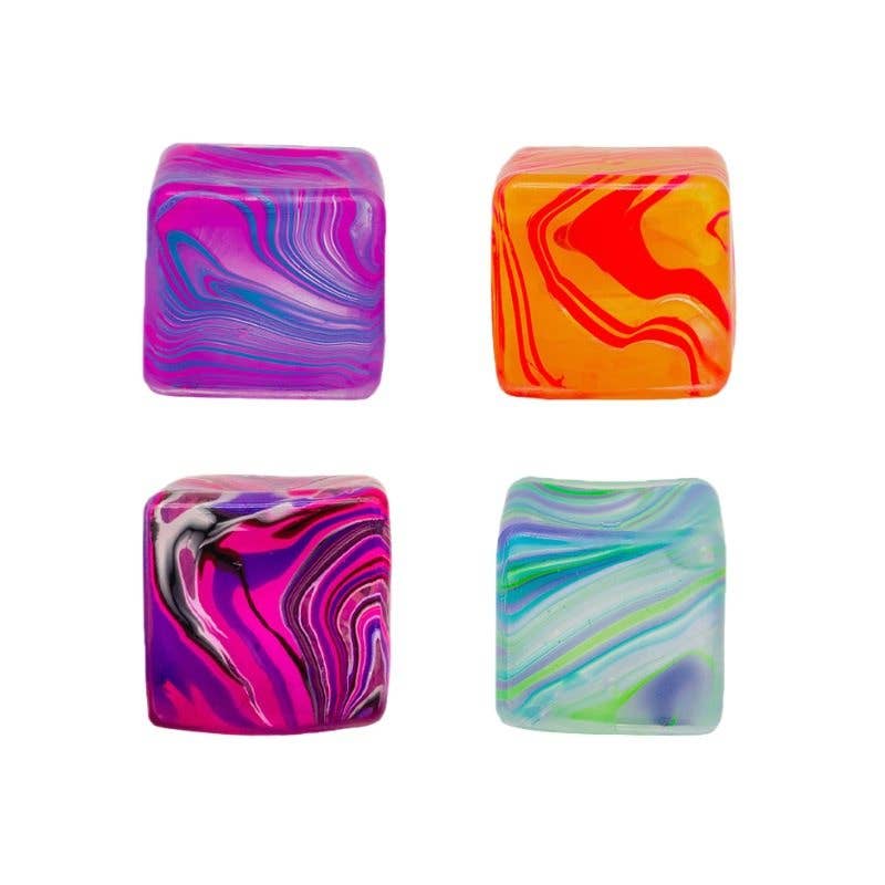 Flow Pattern Ice Cube Malt Sugar Stress Relief Toy Cube