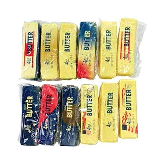 12PCS - American USA Theme Butter Bar Stress Relief Toy