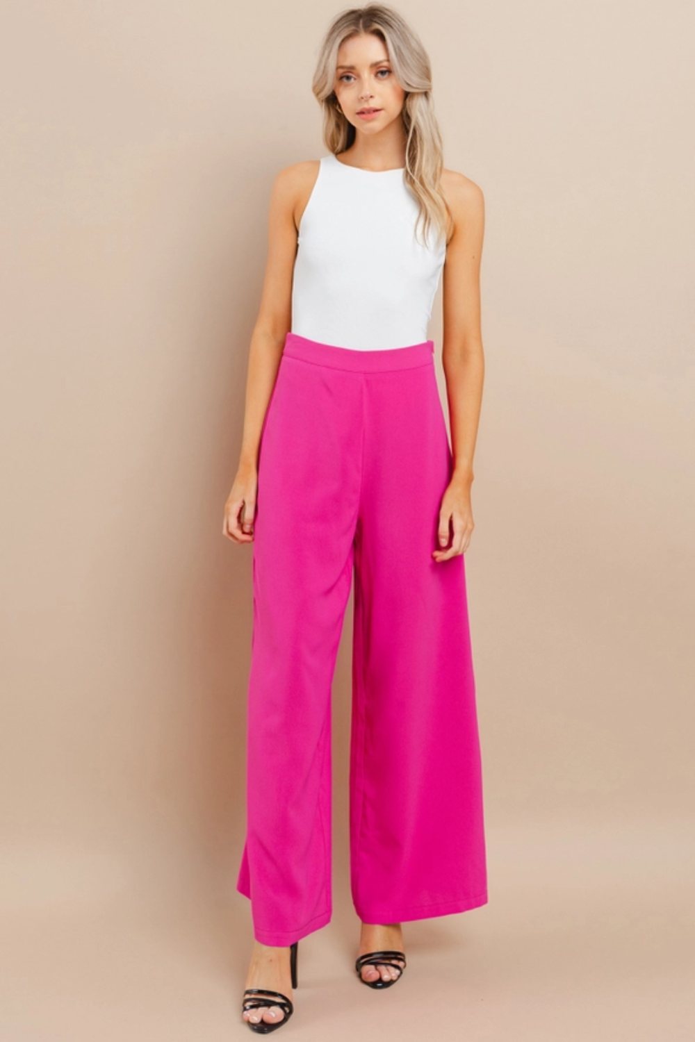 Business Babe Wide Leg Pants|6126