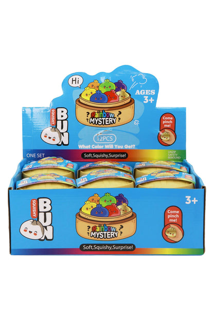 Glitter Maltose Putty Bao Bun Dumpling Squishy - 12 Pcs