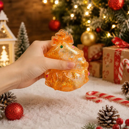 Clear Glitter Christmas Tree Squishy Stress Toy