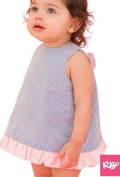 RB Seersucker Ruffle Top and Bloomer Set|6088