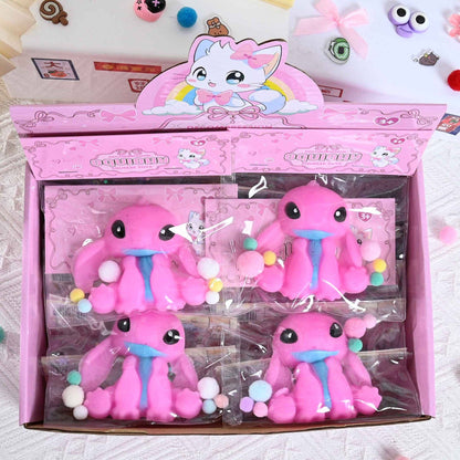 Stitch cartoon Squishy Toy for stress relief-12unit