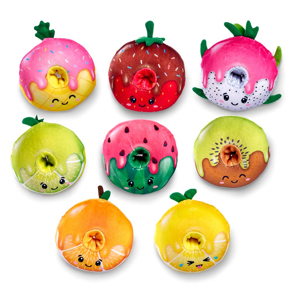Super Duper Sugar Squisher Plush Donuts - Fruit Edition