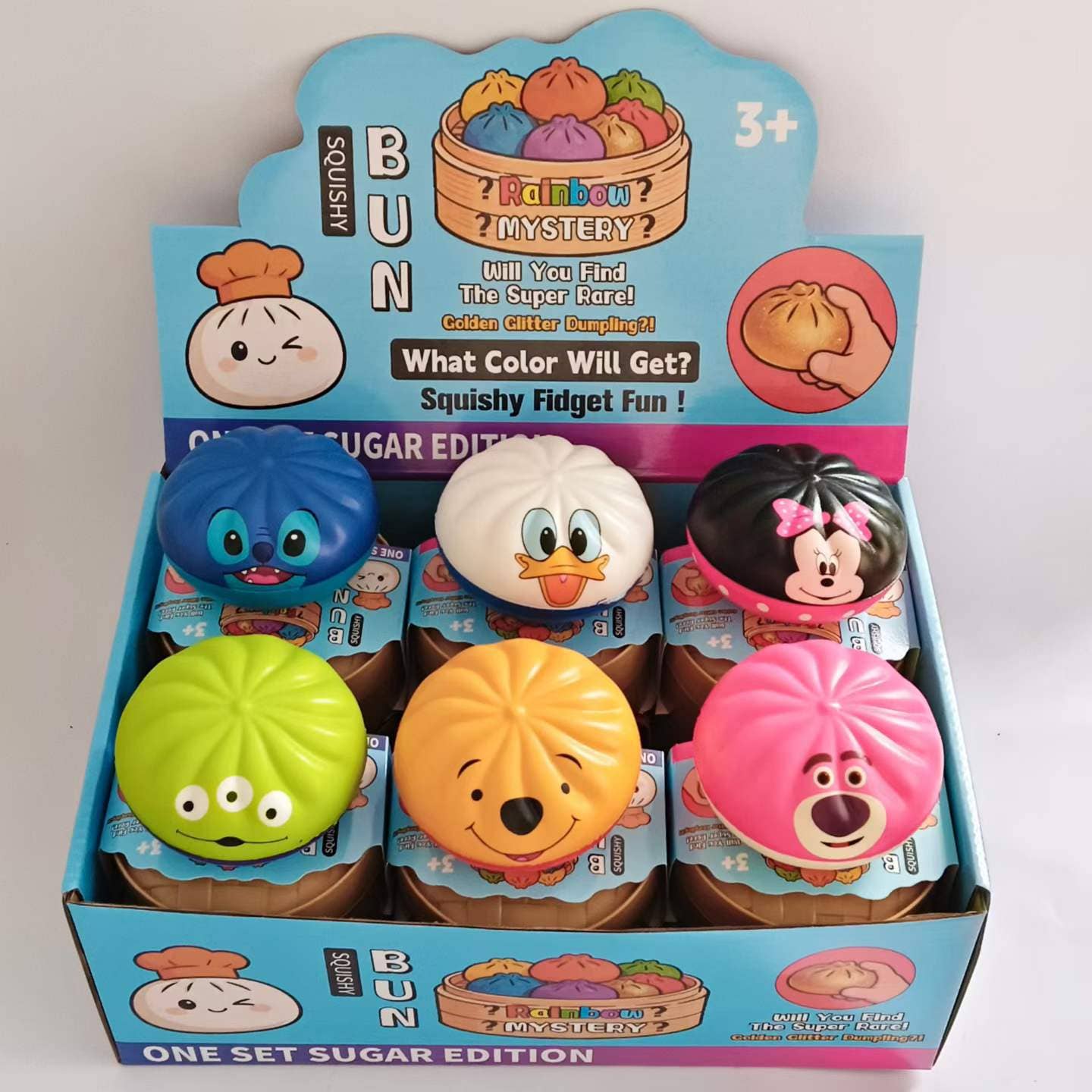 Bear duck blue alien DUMPLINGS Squishy squeeze Toy