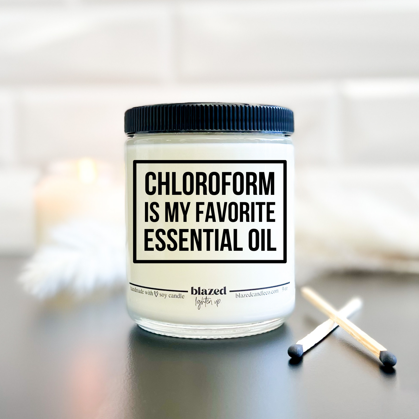 Chloroform Is My Favorite Essential Oil Candle