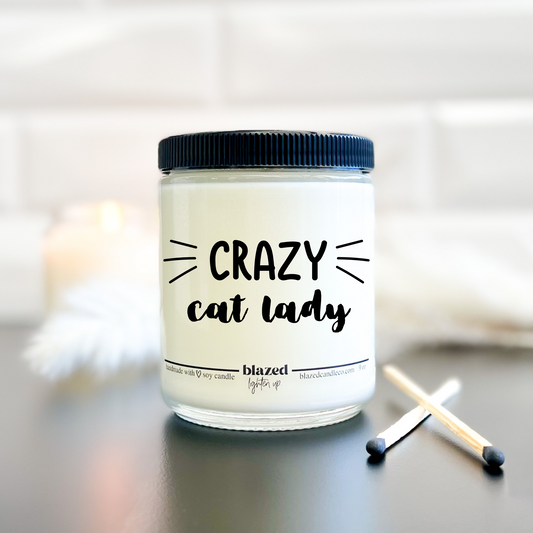 Crazy Cat Lady Candle