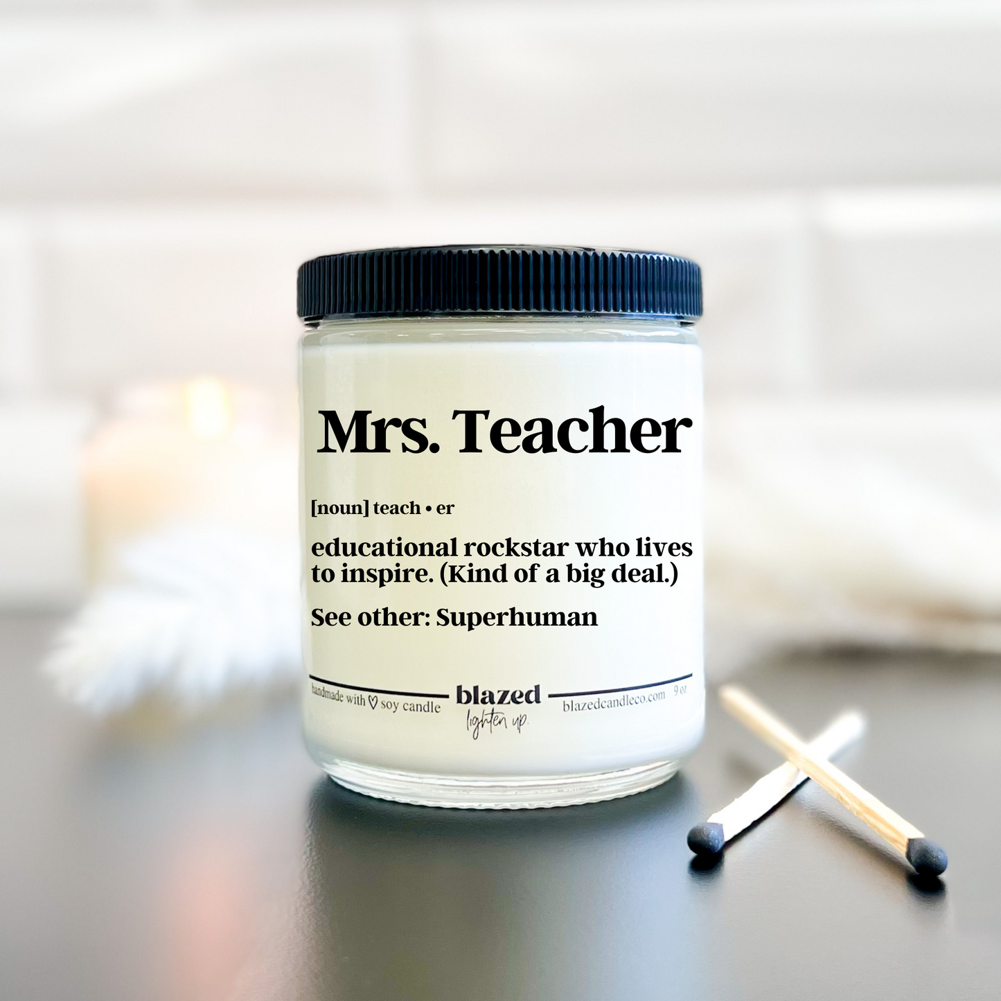 Teacher Definition Candle