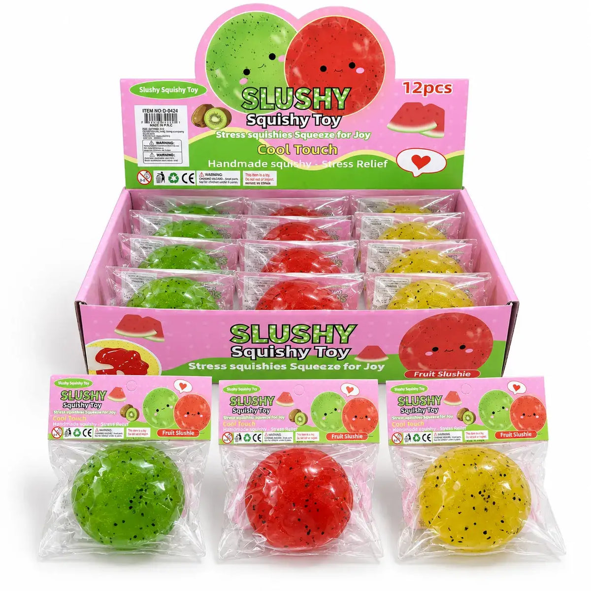 Crunchy Fruit Smoothie Squishy Stress Ball