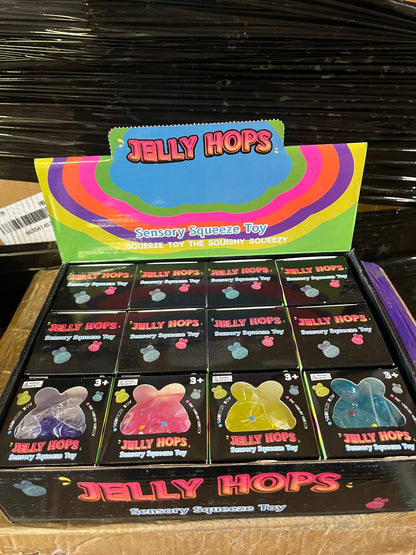 HOT TRENDY Squishy Gummy Bunny, palm size 12ct