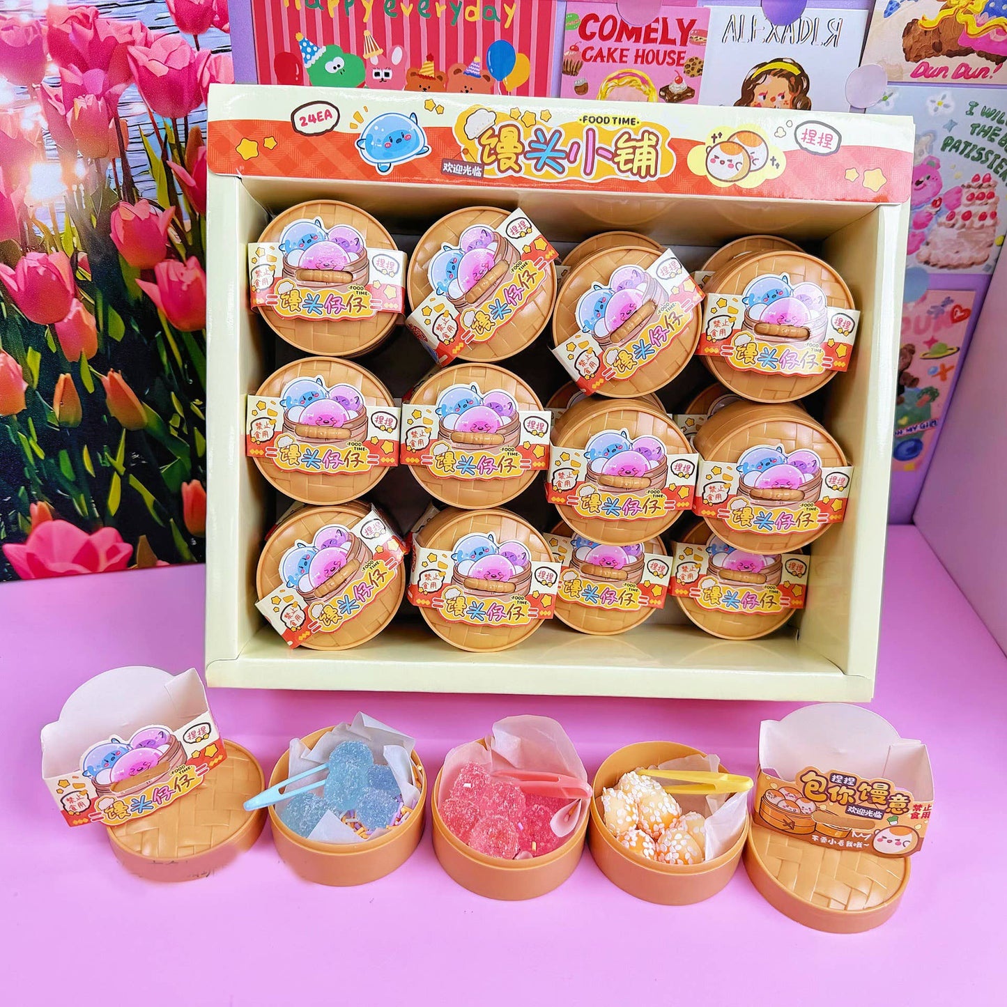 Mini yummy DUMPLINGS Squishy Squeeze Toy Fidget Toy