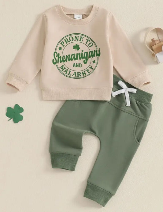 "PRONE TO SHENANIGANS" SWEATSUIT|4960