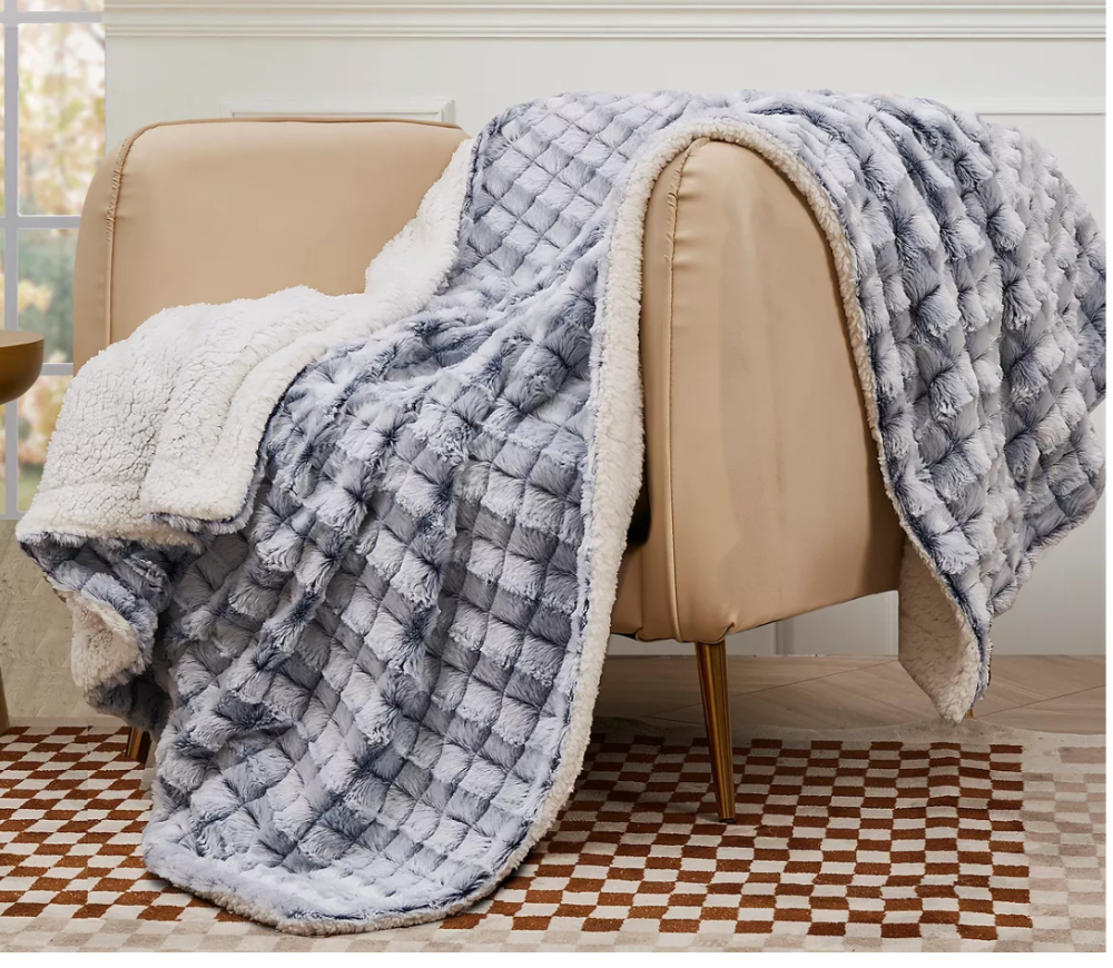 Blanket with Blanket Square - Blue|8323