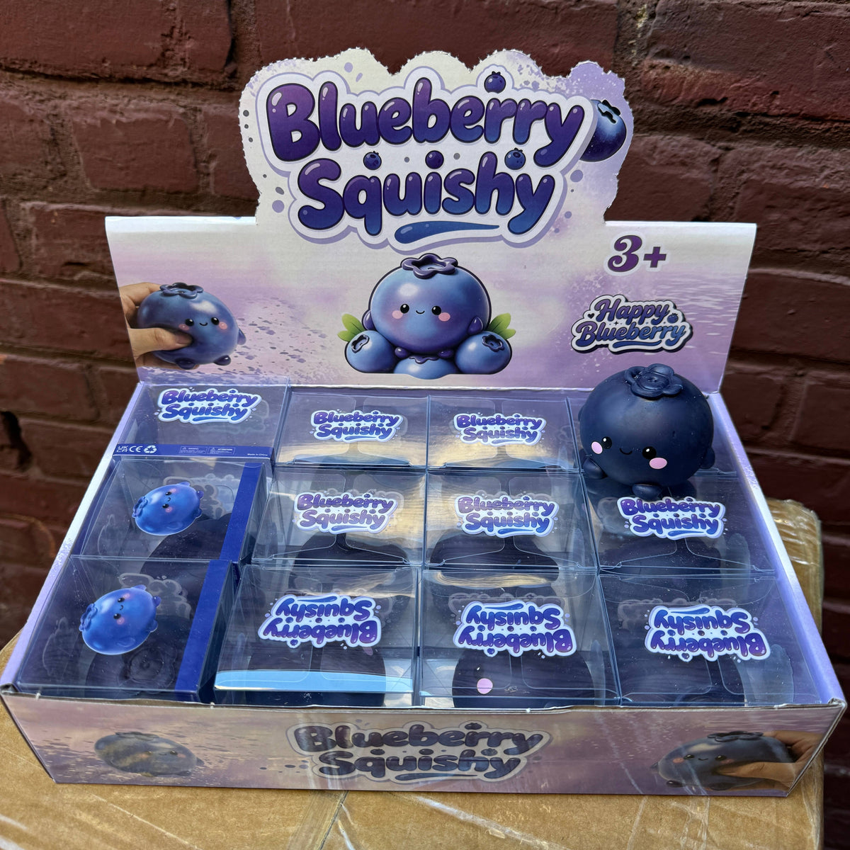 Crunchy Blueberry Squishy 12/pk | A150
