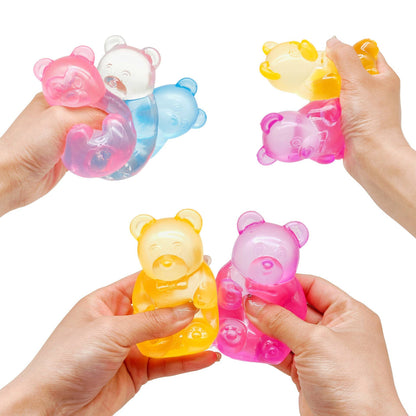 Gummy bear cute cat  Squishy fidget Toy Stress Relief Toy