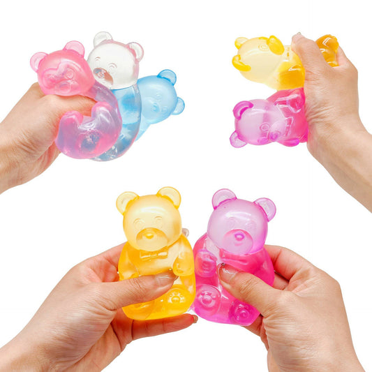Gummy bear cute cat  Squishy fidget Toy Stress Relief Toy