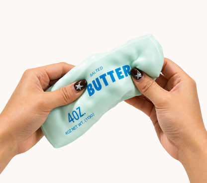 Butter Crunchy Squishy Toy, Stress Relief Fidget Squeeze Toy