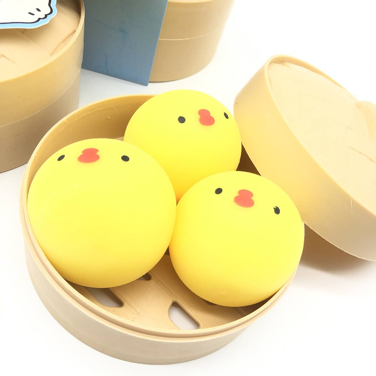 Cute Mini Panda Pig DUMPLINGS Squishy Stress Relief Toy