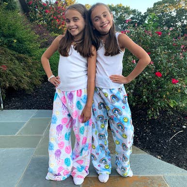 Happy Sherbet Fuzzy Lounge Pants