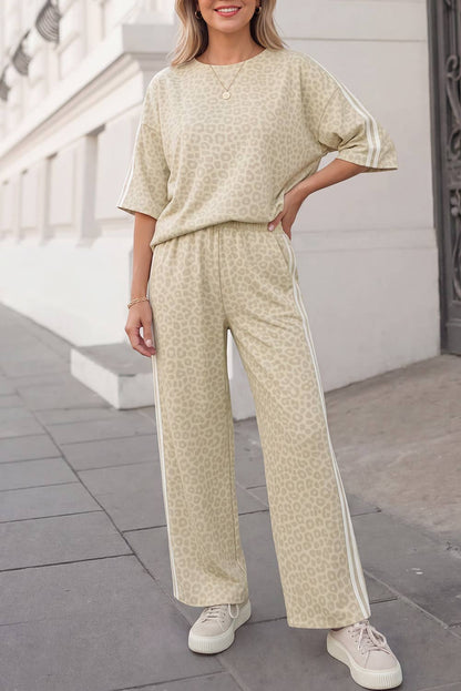 Leopard / Camo / Mallard Striped Detail Pants Set | S-4X
