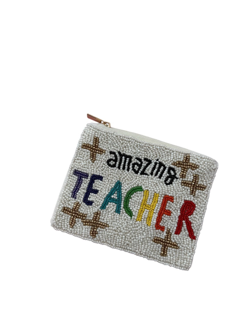 Beaded Coin Purse-amazing teacher|8742