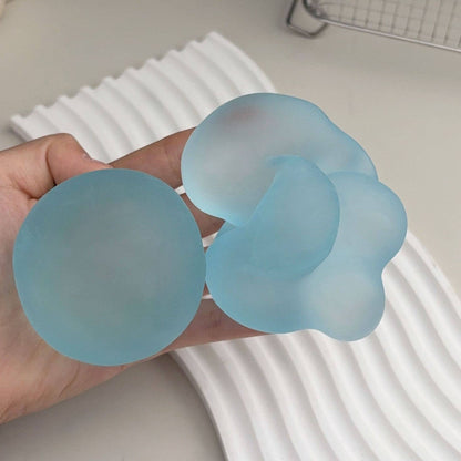 Moldable Frosted Coconut Oil–Style Squishy Stress Ball