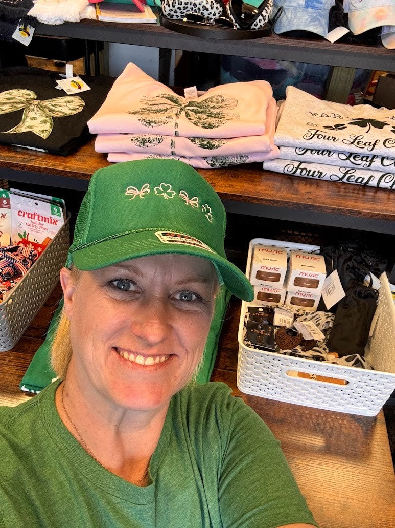 Shamrock & Bows Foam Hat|8787