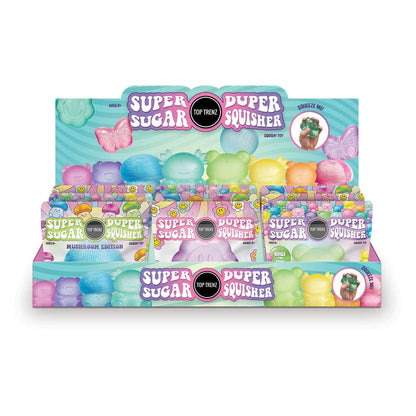 Super Duper Sugar Squisher Toy - Sprinkle Filled Cupcakes
