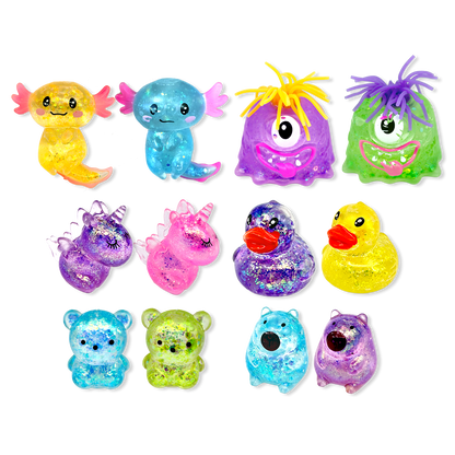 Fun Doh Squish and Squeeze Gummy Fidget Toy - 12/Display