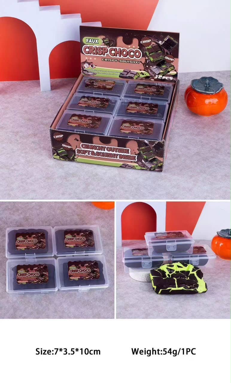 Wax Crack Dubai Chocolate Bar Squishy