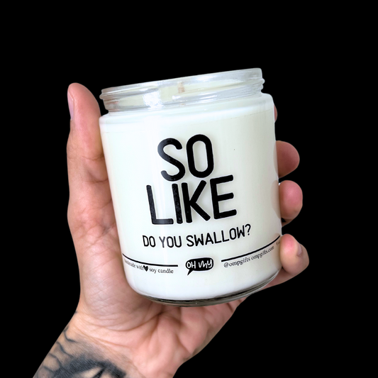 "Do You Swallow" Candle