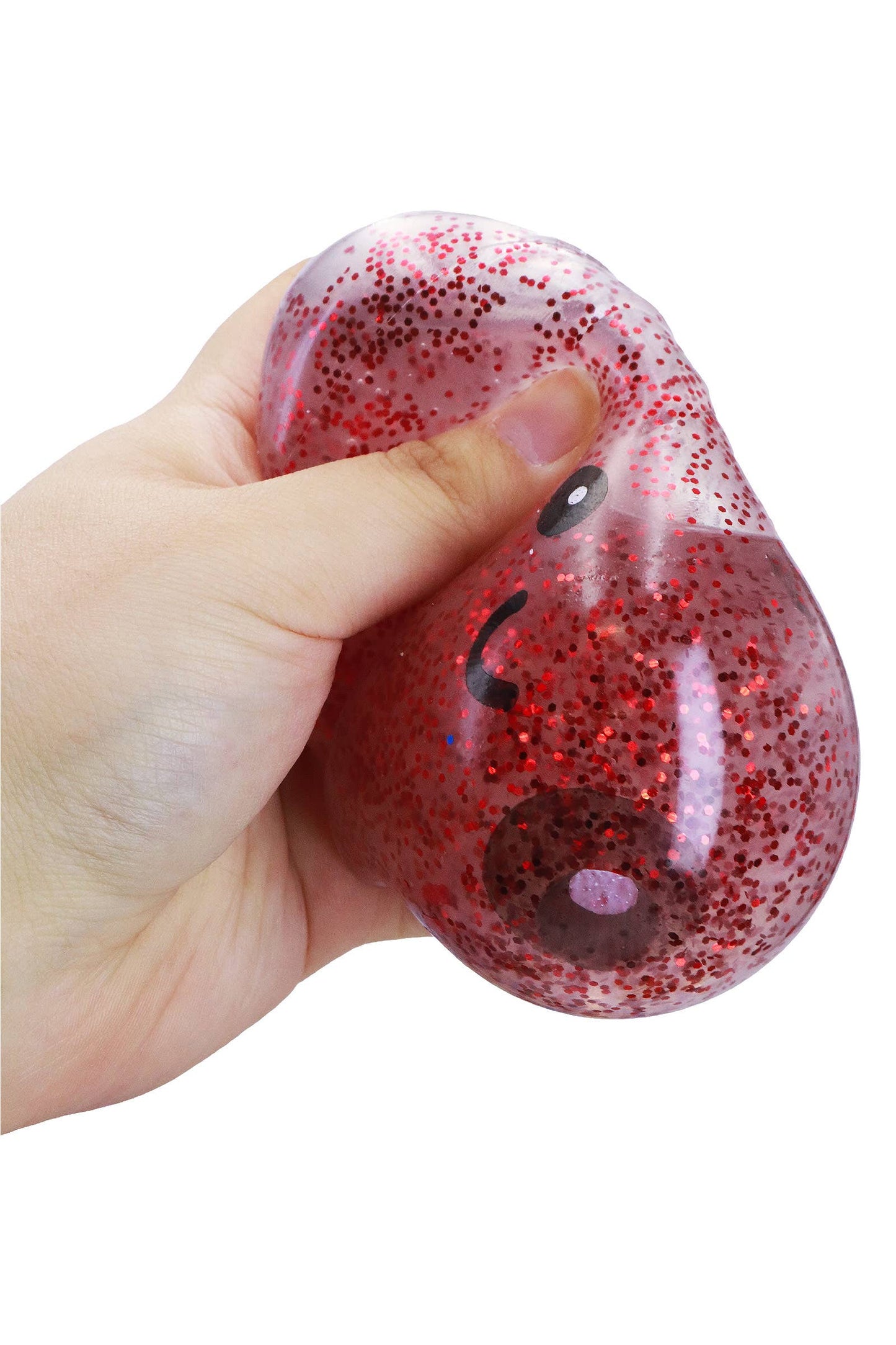 Glow In Dark Glitter Jiggly Dumpling Bao Bun Squishy