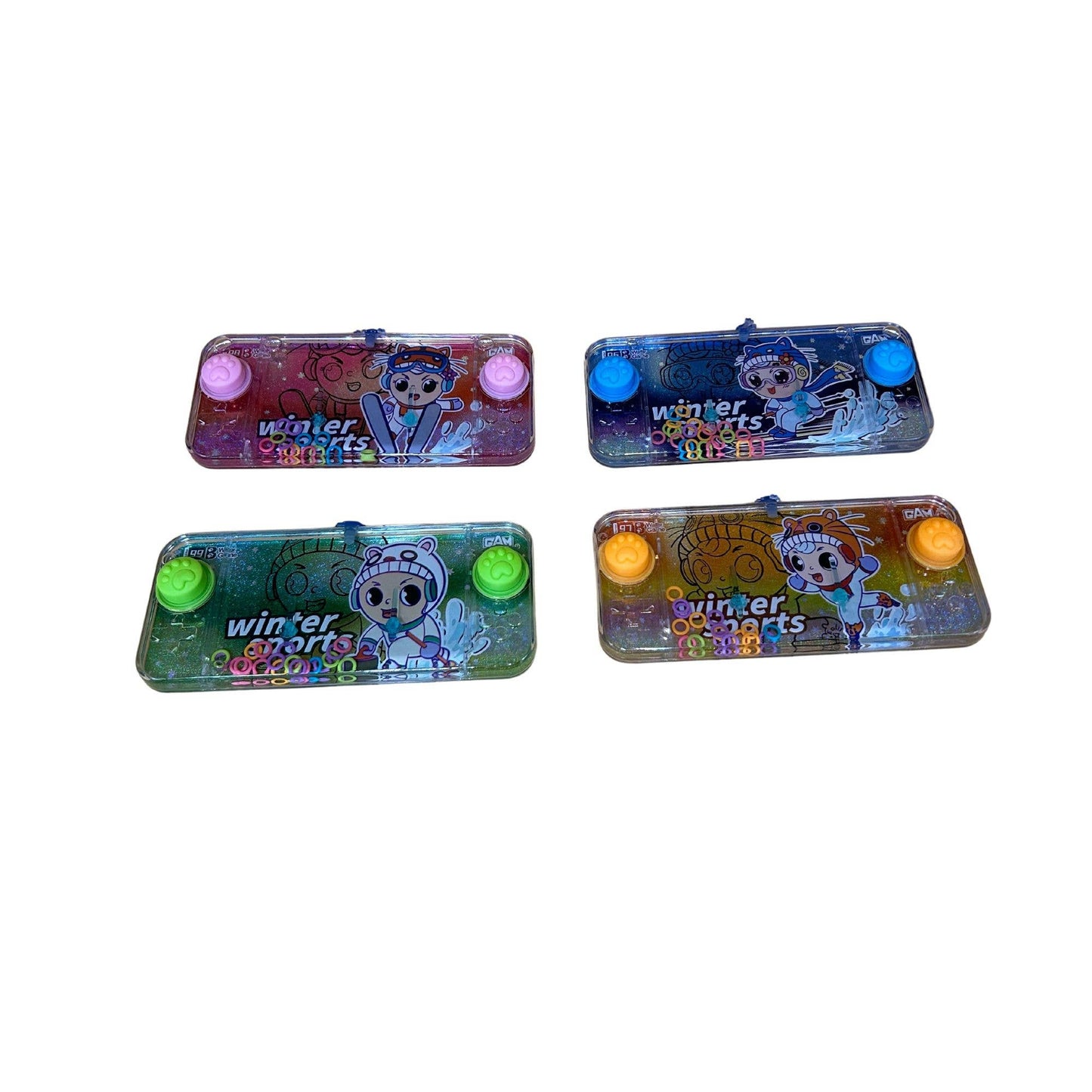 A.S.K WaterPad Game Winter Sport Series 24CT Counter Display