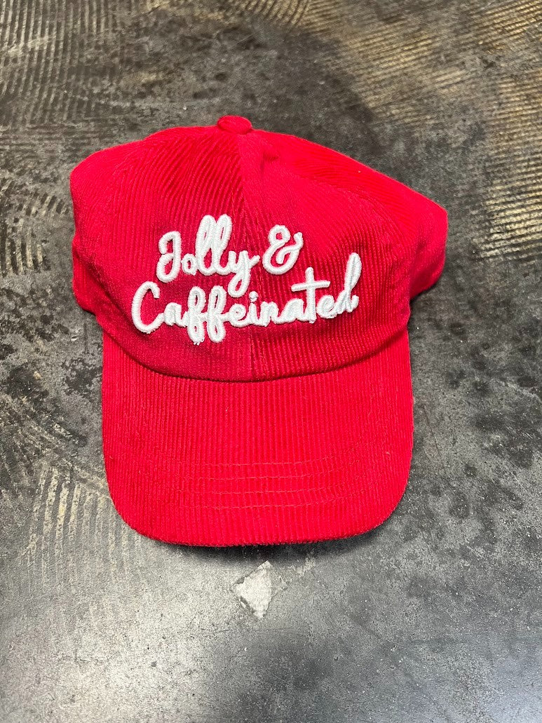 #D Jolly & Caffeinated Corduroy Criss Cross Hat|8160
