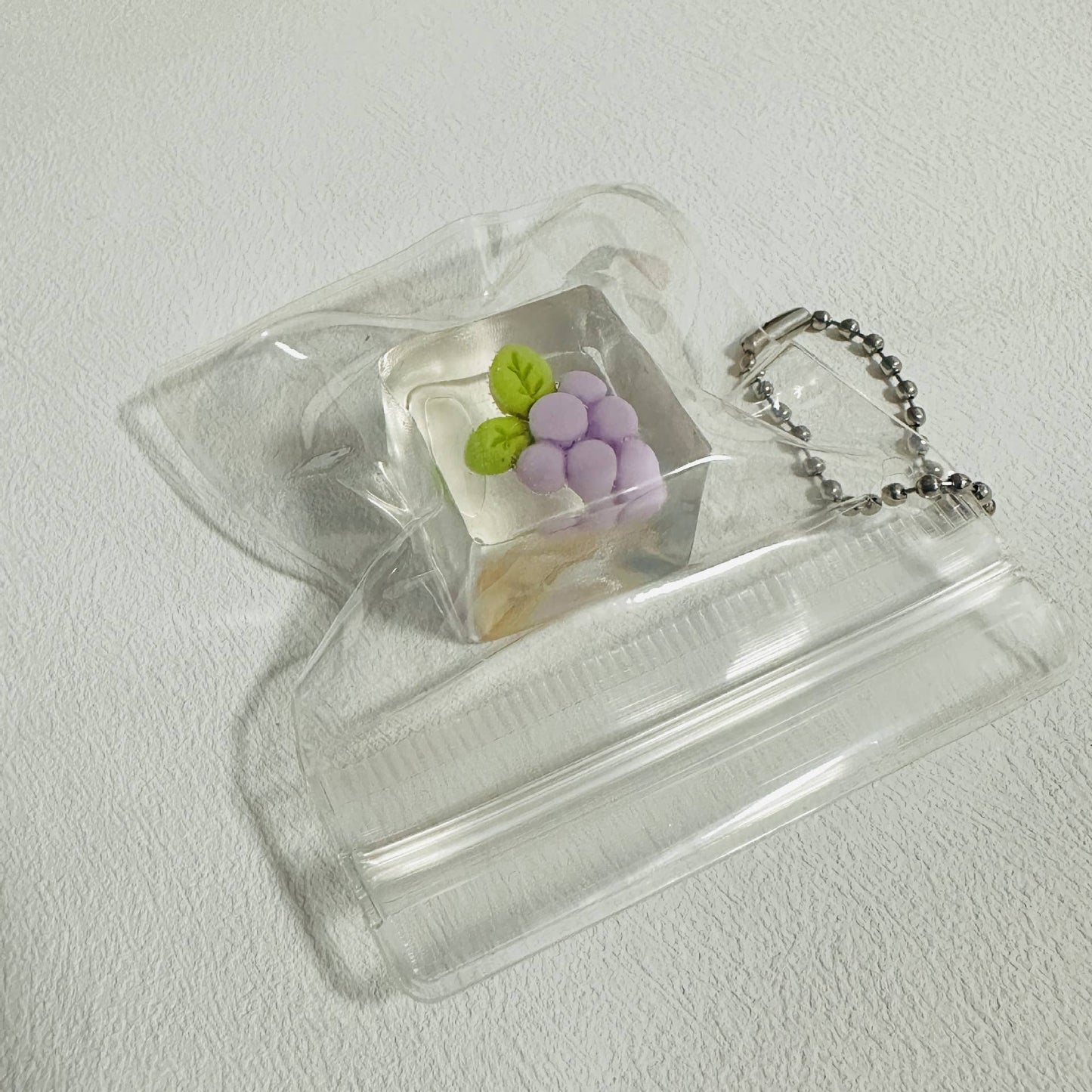 Mini Clear Cherry Ice cubes Stress Relief Taba Squishy Toy