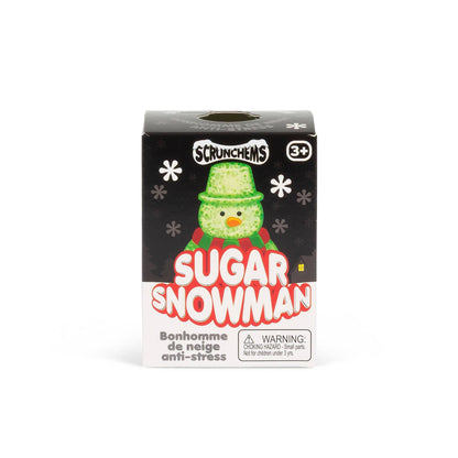 Scrunchems Sugar Snowman Squishy Fidget Toy (1pc) Color Ships Assorted