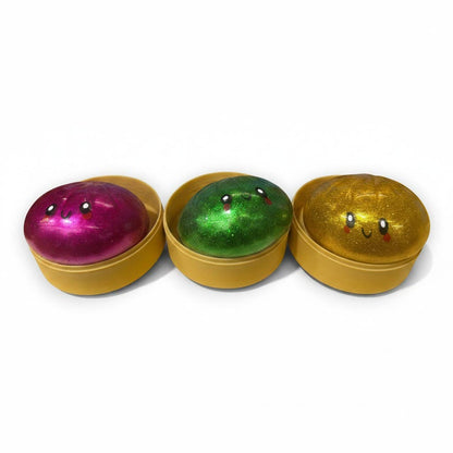 Rainbow Mystery Glitter Dumplings