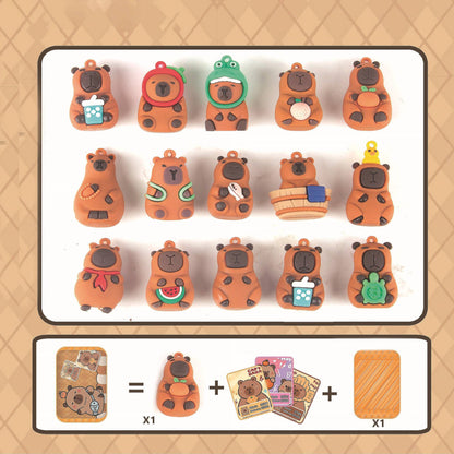 Capsule Capybara Blind Box 16pcs Set