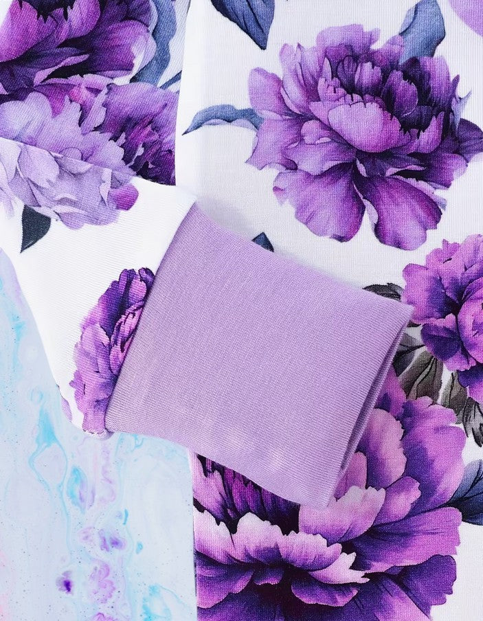 Purple Peony Bamboo Sleeper|8852