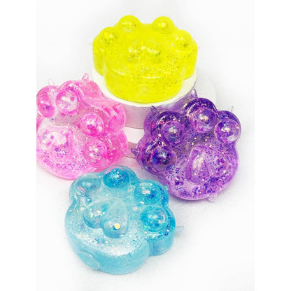 Large Sugary Glittered Paw Squishy Toy