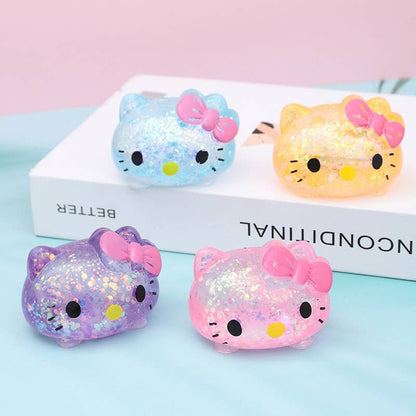 Hello kitty Glitter Squishy Squeeze Toy Fidget Toy