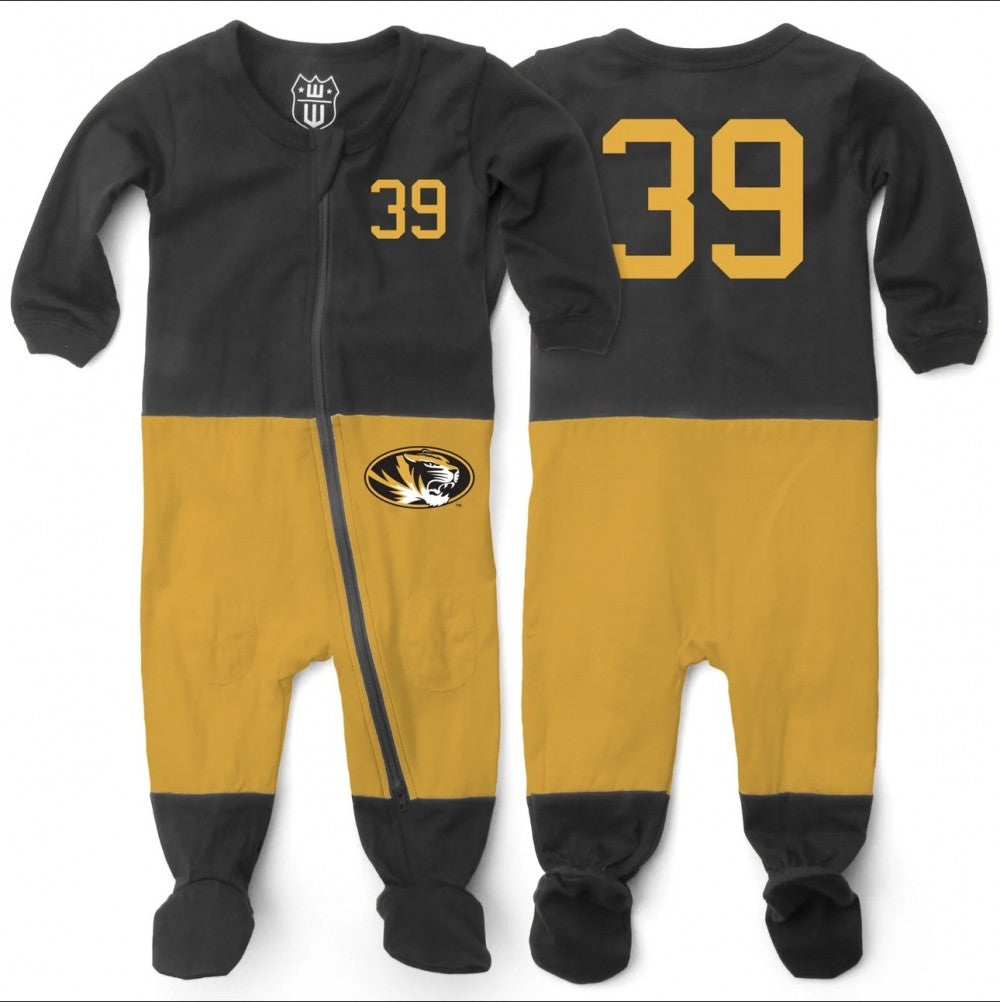 W&W MIZZOU FOOTBALL PJ FOOTIE|9509