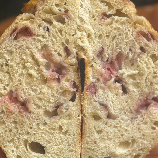 Strawberry White Chocolate Chip Sourdough Round - PREORDER|3418