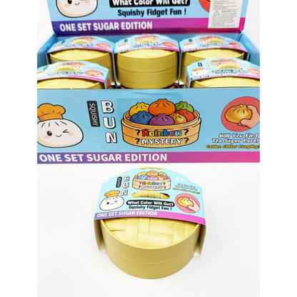 4pc Set Mini Maltose Glitter Dumpling Squishy