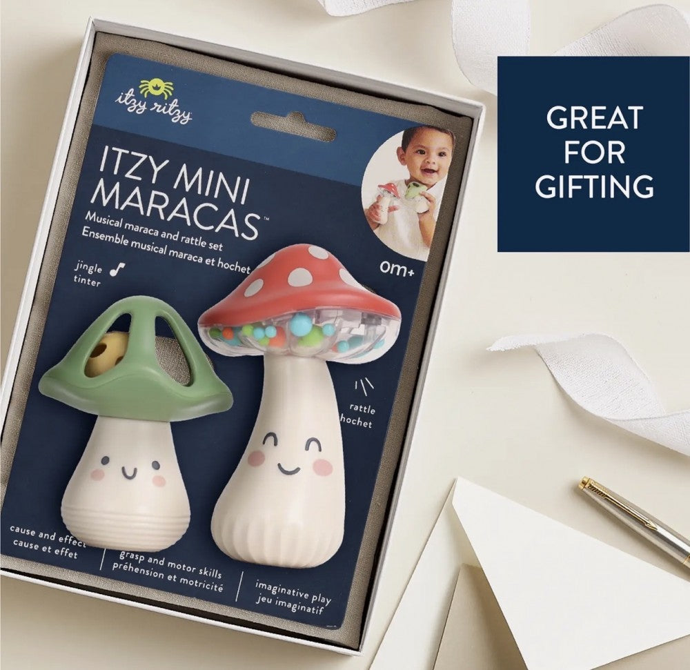 ITSY MINI MUSHROOM MARACAS|9402