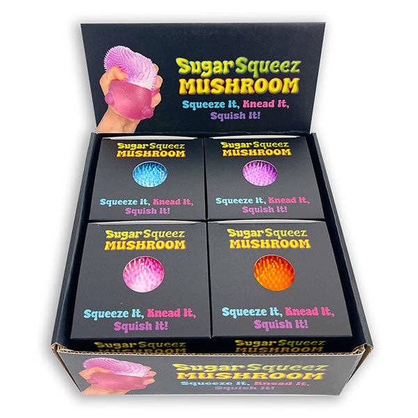SugarSqueez Squishies® Maltose Mushroom Fidget Stress Ball (1pc) Assorted Colors